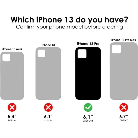Cover Iphone 13 Pro Fre Life Proof - Black